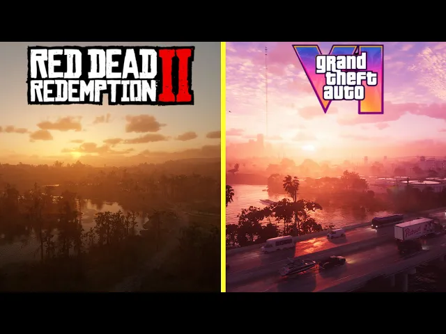 GTA VI vs Red Dead Redemption2 Early Graphics Comparison