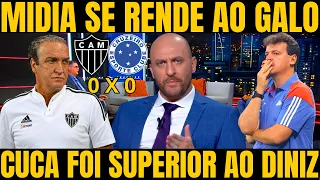 POS JOGO GALO E CRUZEIRO! MIDIA RASGA ELOGIOS AO GALO E CUCA / NOTICIAS DO ATLETICO MINEIRO HOJE!