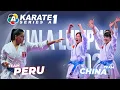 Lagu PERU/unsu  VS  CHINA/anan FEMALE TEAM KATA FINAL K1 SERIE A KUALA LUMPUR 2025