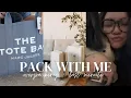 Pack with me for California fall break trip six flags last minute overpacking