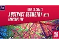 After Effects Tutorial Trapcode Tao Abstract Design