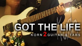 Download KORN - Got The Life (2 guitar cover + tabs) MP3