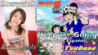 atsuko enomoto keep on going captain tsubasa road to 2002 sub espa ol romaji amv