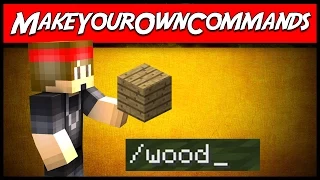 Minecraft MakeYourOwnCommands teleport item alias message Plugin Tutorial