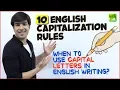 10 Rules Of Capitalisation When To Use Capital Letters In English Writing English Grammar Lesson