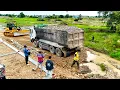 Download Lagu Fantastic at Second of Dozer New! Soilfill Huge Surface Was Delete Use Shantui C-3 POR \u0026 25Ton Truck