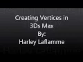 3ds Max Creating Vertices Tutorial