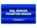 SQL Server Phantom Reads