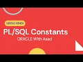 Constants in Oracle Database Urdu- Hindi