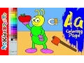 Alphabet A Coloring Pages for Kids - Learning Letter A Coloring Activities