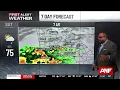 Dry today with rain increasing Saturday