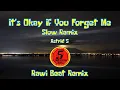 Download Lagu It's Okay If You Forget Me - Rawi Beat Remix #astrids #rawibeat #slowremix