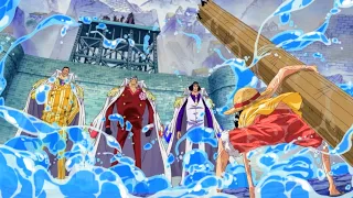 luffys strength and perseverance left everyone in awe one piece marineford arc