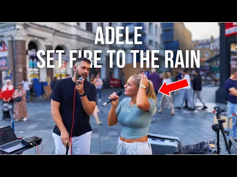 Download MP3 She Joined Me For A BEAUTIFUL Duet | Adele - Set Fire To The Rain