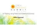 UI Testing using Robot and Selenium2Library