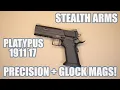 STEALTH ARMS PLATYPUS 1911 17 1911 PRECISION PLUS GLOCK MAGAZINES