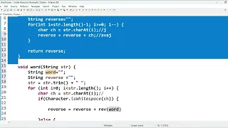 How to reverse each word in a String java programming