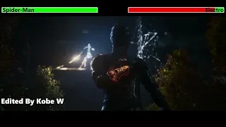 Spider-Man & Sandman vs. Electro with healthbars