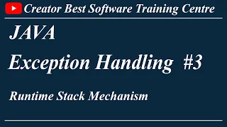 Runtime Stack Mechanism Creator Best Software Training Centre