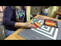 15 minute scrappy pumpkin block