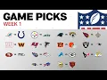 NFL Week 1 Game Picks