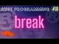 Rust Programming Tutorial - break