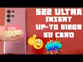 Samsung Galaxy S22 Ultra Insert 512GB SD CARD Add More Storage to Transfer 8K s Games Music