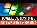 How to create a bootable USB flash drive with Windows Server 2022 - Rufus