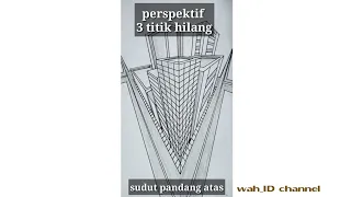 Download contoh gambar gedung dgn perspektif 3 titik hilang \ MP3