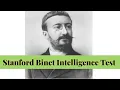Stanford Binet Intelligence scale test Intelligence test lecture 5