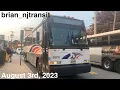 RETIRED NJ Transit 2002 MCI D4000 on the 166 NY Local North Bergen