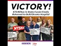Gov Hochul Announces Release of Funding To Build New Brooks Memorial Hospital in Fredonia 06032024