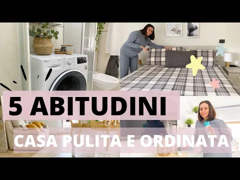 Download MP3 5 ABITUDINI PER UNA CASA PULITA , FRESCA \u0026 ORDINATA || La mia routine casalinga  - nelmondodiale 💚