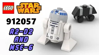 LEGO 912057 R2-D2 and MSE 6 | LEGO Starwars Magazine Virtual Build