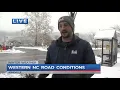 Road conditions in Asheville
