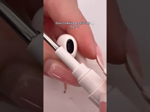 Deep Cleaning My AirPods π§ Part 2 #asmr #satisfying #satisfyingvideo #shorts #short #ytshorts