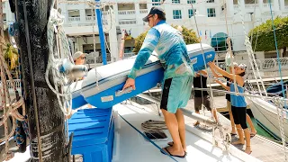 Preparations continue for our OCEAN CROSSING Episode 202 (Sailing Catalpa)