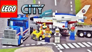 레고 시티 제트기 수송 트럭 60079 비행기 트레일러 조립 리뷰 LEGO City Training Jet Transporter