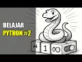 Belajar Python untuk Pemula - Variabel Tipe Data String Int Float Boolean Input