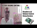 Gesture Volume Control OpenCV Python Computer Vision raspberry pi 4 projects