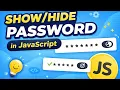 Password Toggle in JavaScript Easy Tutorial for Beginners