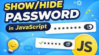 Password Toggle in JavaScript Easy Tutorial for Beginners