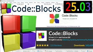 How to download and Install CodeBlocks IDE 25 03 on Windows 11 2025 Update MinGW-64 Compiler