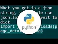 Converting a String into Dictionary python