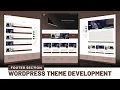 Footer Section Part 9 - WordPress Theme Development