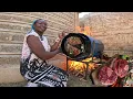 Download Lagu Who Needs A Grill?perfectly Cooked Steak And Potatoes 🥔 On A Barrel
