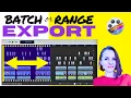 How to Export a Range in ScreenFlow 10 Batch Export