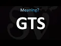 GTS Meaning in Slang and Chat Text