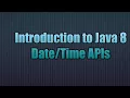 Introduction to Java 8 API