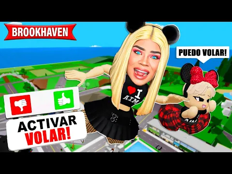 COMO VOLAR en BROOKHAVEN ? con MI HERMANITO ?? (ROBLOX)